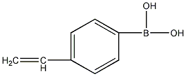 4-乙烯基苯基硼酸结构式