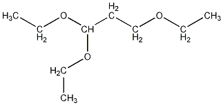 1,1,3-三乙氧基丙烷结构式