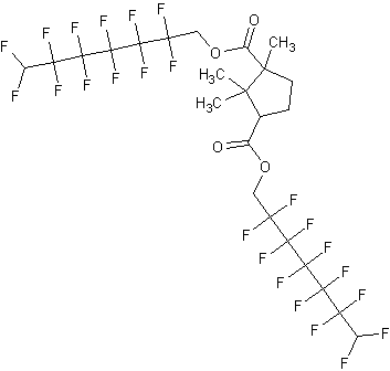 Bis(1H,1H,7H-perfluoroheptyl) dicamphorate