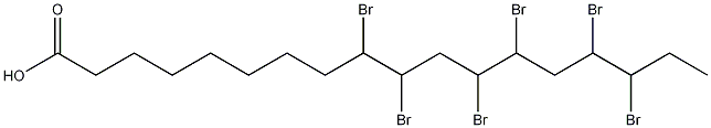 六溴硬脂酸结构式