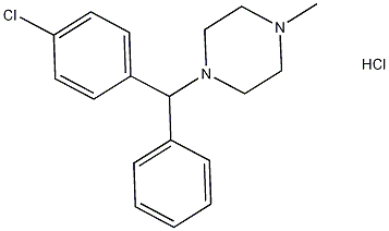 氯环力嗪盐酸盐结构式
