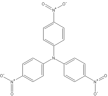 三(4-硝基苯)胺结构式