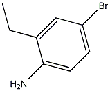 4-溴-2-乙基苯胺结构式