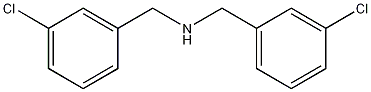 双(3-氯苄)胺结构式