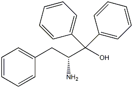(R)-(+)-2-氨基-1,1,3-三苯基-1-丙醇结构式