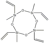 2,4,6,8-四甲基-2,4,6,8-四乙烯基环四硅氧烷结构式