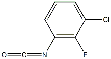 3-氯-2-氟苯基异氰酸酯结构式