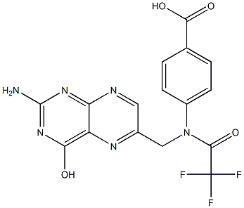 N10-(三氟乙酰基)蝶酸结构式