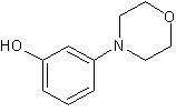 3-(4-吗啉基)苯酚结构式