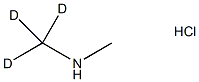 二甲基-1,1,1-d3-胺盐酸盐结构式