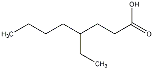 4-乙基辛酸结构式