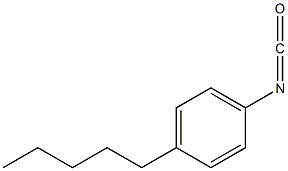 4-戊基苯异氰酸酯结构式