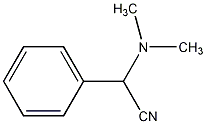 α-N,N-(二甲氨基)苯乙腈结构式