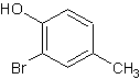 2-溴-4-甲基苯酚结构式