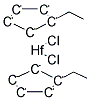 双(乙基环戊二基)二氯化铪结构式