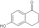 6-羟基-3,4-二氢-1(2H)-萘酮结构式