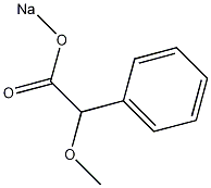 α-甲氧基苯乙酸钠盐结构式