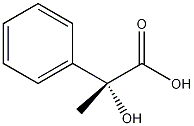 (S)-(+)-2-羟基-2-苯丙酸结构式