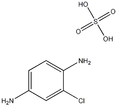 2-氯-1,4-苯二胺硫酸盐结构式