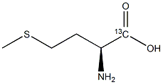 L-蛋氨酸-1-13C结构式