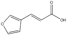 3-(3-呋喃基)丙烯酸结构式