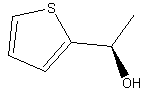 (R)-1-(2-噻吩)乙醇结构式