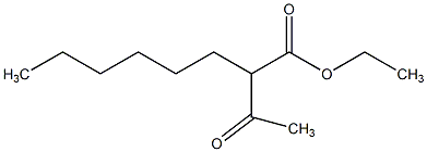 2-乙酰基辛酸乙酯结构式