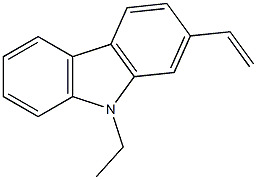 N-乙基-2-乙烯基咔唑结构式