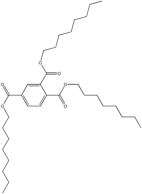 偏苯三酸三(2-乙基己酯)结构式