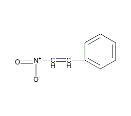 β-硝基苯乙烯结构式