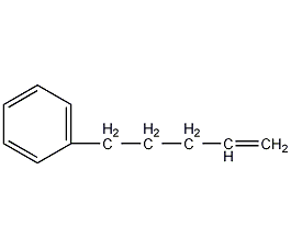 4-戊烯-1-基-苯结构式