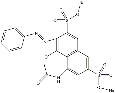 酸性红1结构式