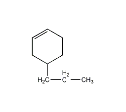 4-丙基环己烯结构式