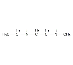 N-乙基-N'-甲基乙二胺结构式