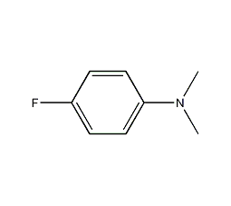 4-氟-N,N-二甲基苯胺结构式