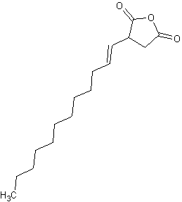 2-十二烯基丁二酸酐结构式