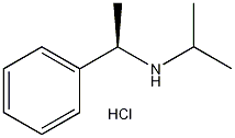 (R)-(+)-N-异丙基-1-苯乙胺盐酸盐结构式
