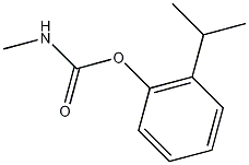 2-(1-甲基乙基)苯基甲基氨基甲酸酯结构式