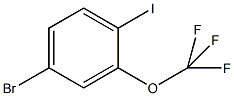 4-溴-2-(三氟甲氧基)碘苯结构式
