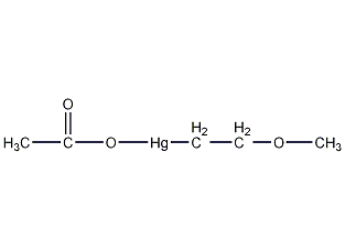 醋酸甲氧基乙基汞结构式