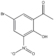 5'-溴-2'-羟基-3'-硝基苯乙酮结构式