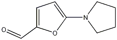 5-(1-吡咯烷子基)-2-呋喃甲醛结构式