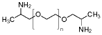 O,O'-二(2-氨基丙基)聚丙二醇-嵌段-聚乙二醇-嵌段-聚丙二醇结构式