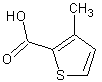 3-甲基-2-噻吩羧酸结构式