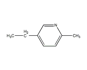 5-乙基-2-甲基吡啶结构式