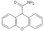 呫吨-9-碳乙酰胺结构式