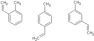 Vinyltoluene Monomer(m- and p- mixture)(stabilized with TBC)