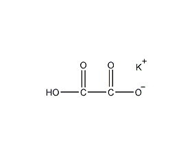 草酸氢钾结构式