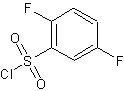 2,5-二氟苯磺酰氯结构式