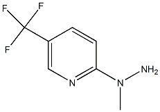 N-[5-(三氟甲基）-2-吡啶基]-N-甲基肼结构式